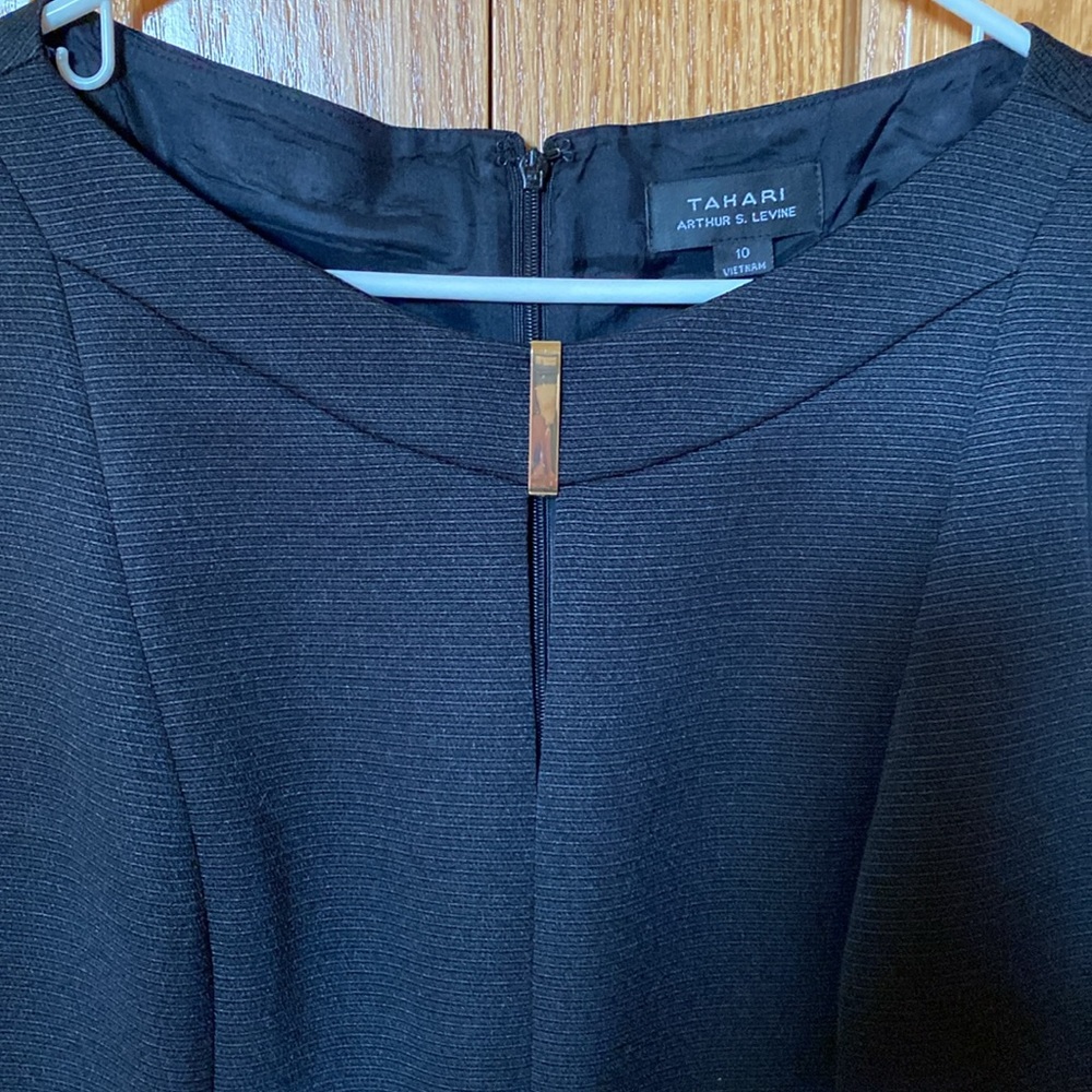 Tahari Black Dress - Picture 2 of 6